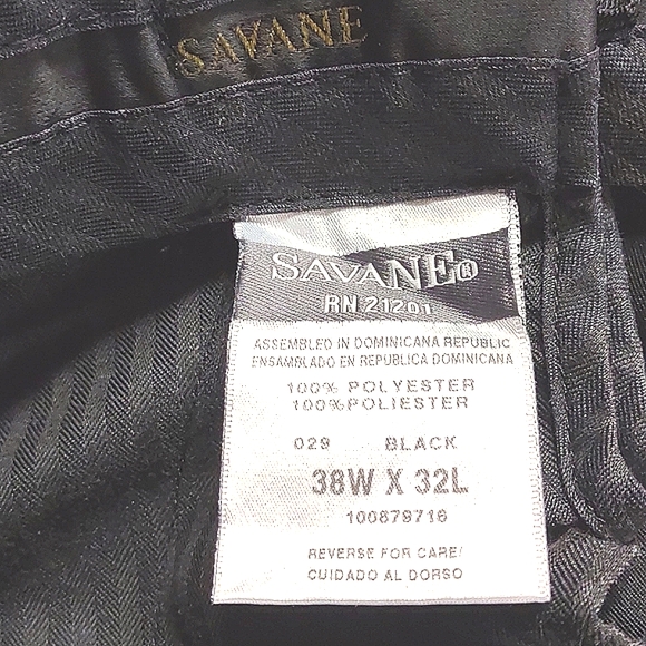 Savane Men's Dress Pants with cuff - Picture 5 of 9